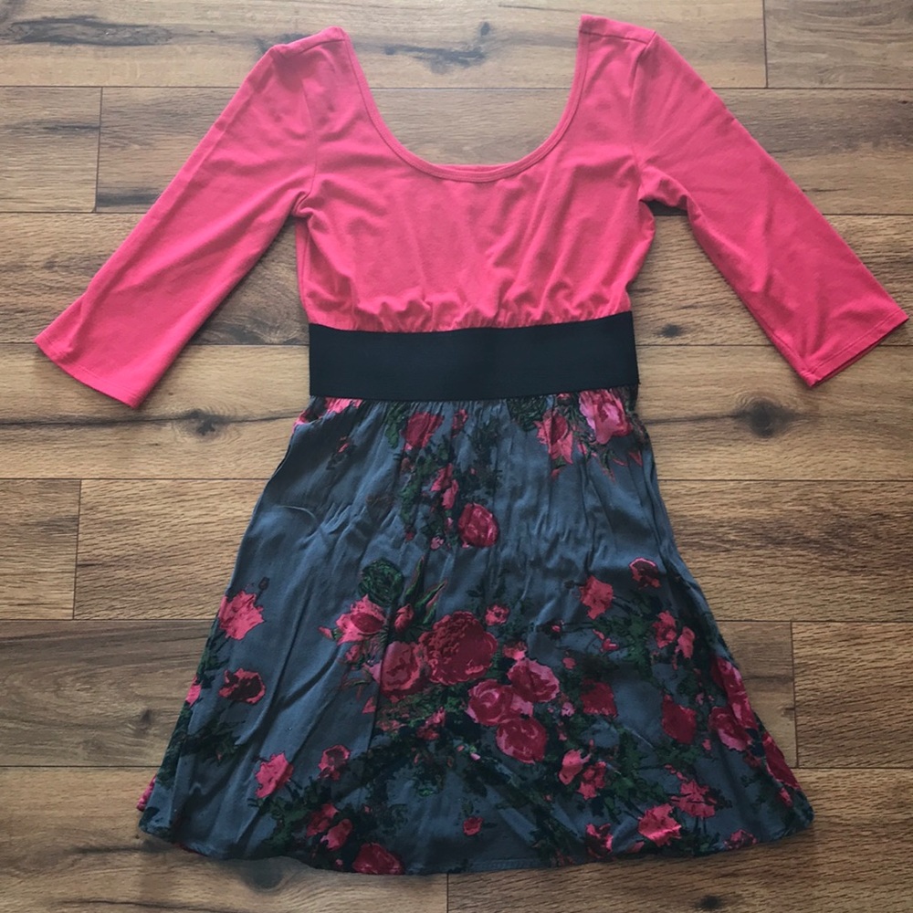 Flowy floral dress